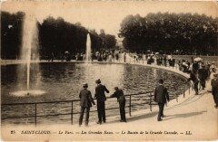 Saint Cloud Le Bassin de la Grande Cascade à Saint-Cloud