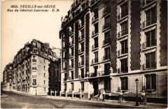 Carte postale ancienne Neuilly-sur-Seine Rue du General-Lanrezac
                                                                     à Neuilly-sur-Seine
                                