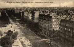 Neuilly panorama vers Paris