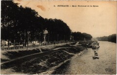 Puteaux Quai National et la Seine à Puteaux