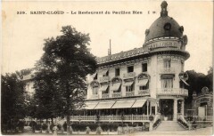 Saint Cloud Restaurant du Pavillon Bleu à Saint-Cloud