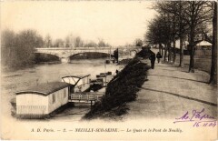 Neuilly Le Quai et le Pont de Neuilly