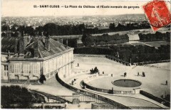 Saint Cloud Place du Chateau et Ecole Normale à Saint-Cloud