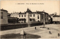 Suresnes Place du Marche et les Ecoles à Suresnes