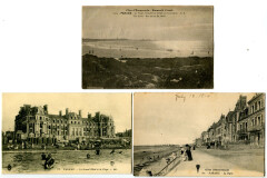 Ille et Vilaine Paramé Lot de 3 cartes postales anciennes