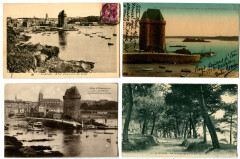 Ille et Vilaine Saint-Servan Lot de 5 cartes postales anciennes
