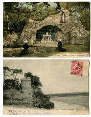Ille et Vilaine Plouer Lot de 2 cartes postales anciennes