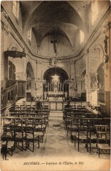 Asnieres Interieur de l'Eglise la Nef -
													92 Hauts de Seine
												