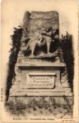 Asnieres Cimetiere des Chiens Monument de Barry -
													92 Hauts de Seine
												