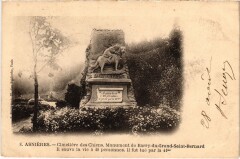 Asnieres Cimetiere des Chiens Monument de Barry -
													92 Hauts de Seine
												