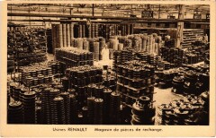 Boulogne usines Renault Magasin de pieces de rechange