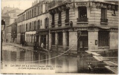 Le Cable de fortune a la Poste à Clichy