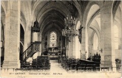 Antony Interieur de l'Eglise à Antony