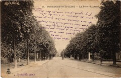Carte postale ancienne La Porte d'Auteuil
                                                                     à Paris 16e
                                