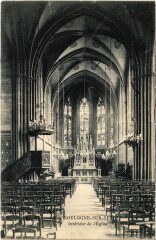 Boulogne Interieur de l'Eglise