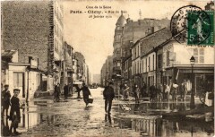 Crue de la Seine - Rue du Bois à Clichy