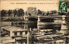 Courbevoie La Seine et le Pont de Courbevoie à Courbevoie