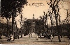 Asnieres La Mairie et les Jardins -
													92 Hauts de Seine
												