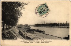 Asnieres Chemin de halage Le Port -
													92 Hauts de Seine
												