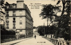 Asnieres Rue des Couronnes et la Chapelle Saint-Charles