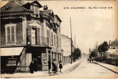 Carte postale ancienne Colombes Rue Henri Litolff
                                                                     à Bois-Colombes
                                