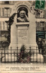 Suresnes Monument d'Emile Zola à Suresnes
