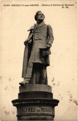 Neuilly Statue d'Alfred de Musset -
													92 Hauts de Seine
												