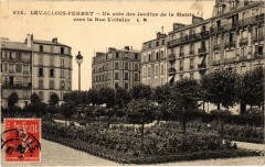 Levallois Perret un coin des Jardins de la Mairie à Levallois-Perret