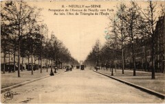 Neuilly Perspective de l'Avenue de Neuilly vers Paris