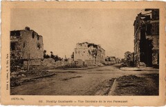 Neuilly bombarde vue generale de la rue Perronet