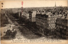 Neuilly panorama vers Paris