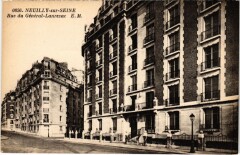 Carte postale ancienne Neuilly-sur-Seine Rue du General-Lanrezac
                                                                     à Neuilly-sur-Seine
                                