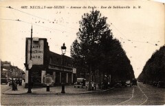 Carte postale ancienne Avenue de Roule - Rue de Sablonville
                                                                     à Neuilly-sur-Seine
                                