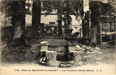 Bois de Meudon-Clamart - La Fontaine Sainte-Marie -
																					92140 Clamart
																			