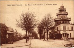 Chatillon La Route de Versailles et la Tour Biret