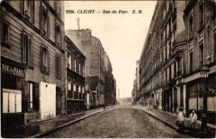 Carte postale ancienne Rue du Parc
                                                                     à Clichy
                                