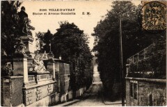 Ville-d'Avray Statue et Avenue Gambetta à Ville-d'Avray