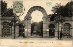 Carte postale ancienne Asnieres-sur-Seine Clichy - Le Cimetiere des Chiens
                                                                     à Asnières-sur-Seine
                                