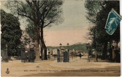 Carte postale ancienne Bois de Boulogne - Porte de Suresnes et Mont-Valérien
                                                                     à Paris 16e
                                