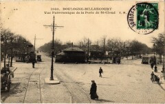 Boulogne-Billancourt - Vue Panoramique de la Porte de Saint-Cloud à Paris 16e
