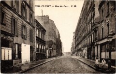 Carte postale ancienne Rue du Parc
                                                                     à Clichy
                                