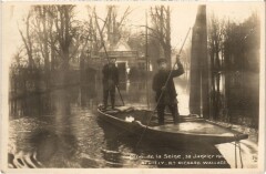 Neuilly-sur-Seine Crue de la Seine - 1910 à Neuilly-sur-Seine
