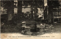 Bois de Meudon-Clamart - La Fontaine Sainte-Marie -
																					92140 Clamart
																			