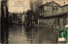 Asnieres-sur-Seine Inondations - 1910