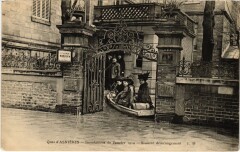 Asnieres-sur-Seine Quai d'Asnieres - Inondations 1911