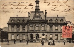 Carte postale ancienne La Mairie
                                                                     à Clichy
                                