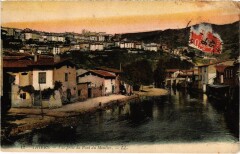Thiers Vue prise du Pont du Moutier France à Thiers