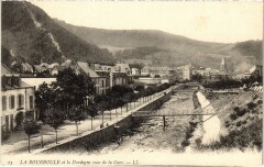 La Bourboule et la Dordogne vues de la Gare France à La Bourboule