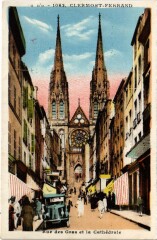 Clermont-Ferrand Rue des Gras et Cathedrale France à Clermont-Ferrand