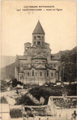 Saint-Nectaire Abside de l'Eglise France à Saint-Nectaire